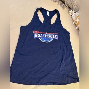 Bella Canvas Boathouse Restaurant tank top Lake Lavon in Texas new